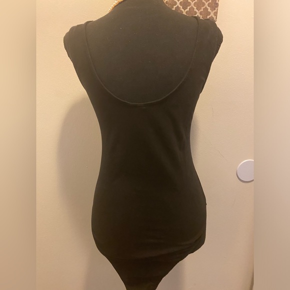 Black & White Skeletal Print playsuit - Picture 5 of 7